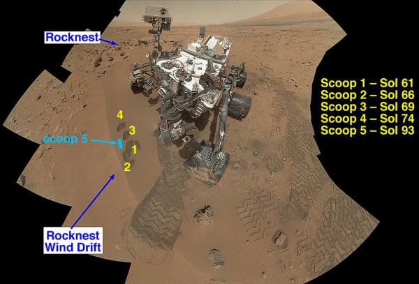 Марсоход Curiosity обнаружил органику, но ее происхождение пока под вопросом