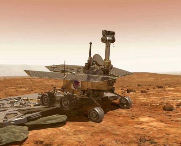 Марсоход "Opportunity" обнаружил скалу с глинистыми минералами