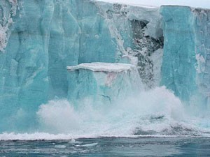 Причиной возникновения цунами может быть таяние ледников