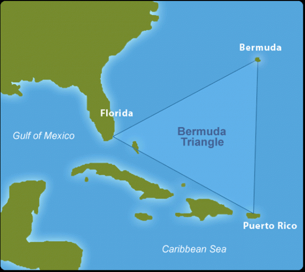 Бермудский треугольник: страшное и непонятное