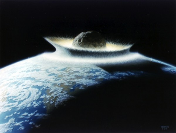 После столкновения с астероидом на Земле может исчезнуть жизнь