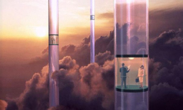 Японцы построят лифт в космос, который будет поднимать людей и грузы