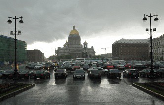 Первый снег в Петербурге выпал благодаря фронту с Ботнического залива