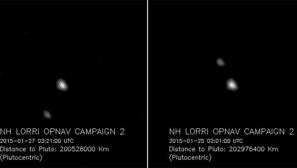 New Horizons сделал новые снимки Плутона и Харона