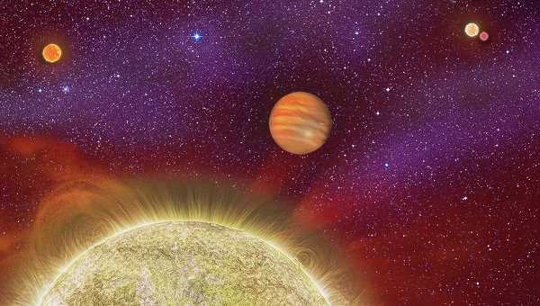 Астрономы нашли планету в системе из четырех звезд в созвездии Овна