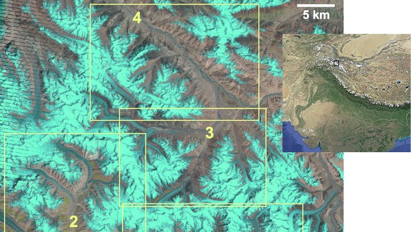 Ученые подготовили видео того, как "текут" ледники в горах Каракорума
