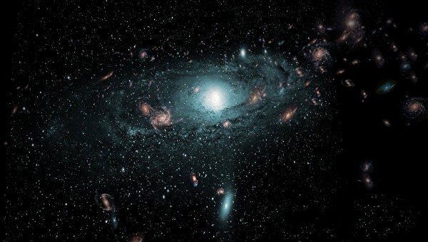 Астрономы нашли сотни "невидимых" галактик за Млечным Путем
