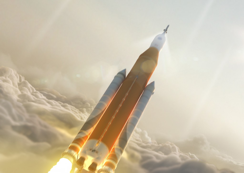 NASA успешно испытала тяжелую ракету SLS