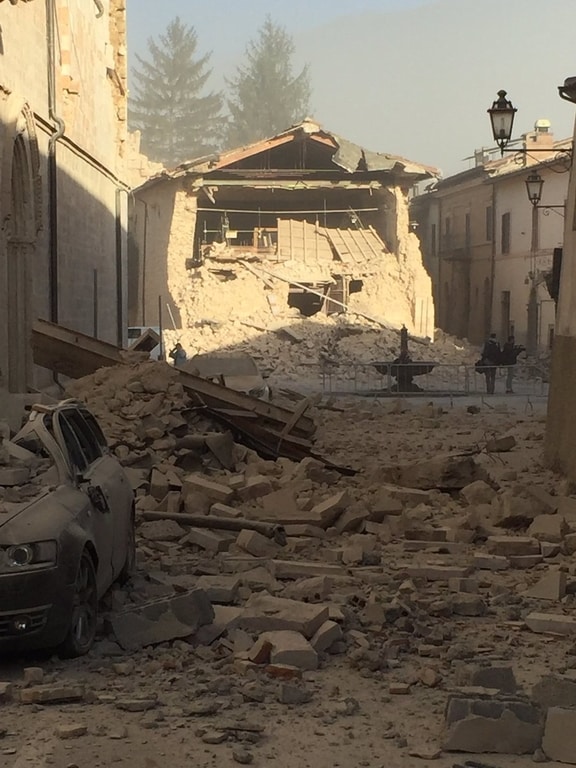 Утром 30 октября в Италии произошло сильнейшее землетрясение