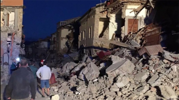 Новое землетрясение в Италии